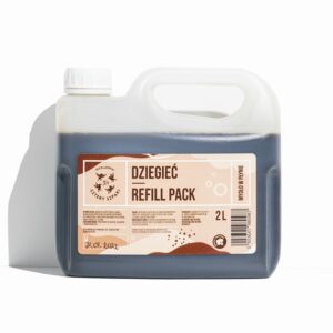 REFILL, Naturalne mydło w płynie na problemy skórne, Dziegieć, 2 L