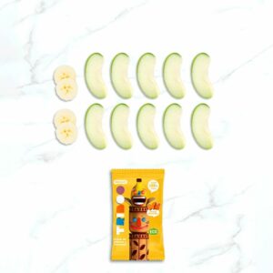 BIO Jabłkowo-bananowe żelki bez dodatku cukru, Sminolas, 25 g
