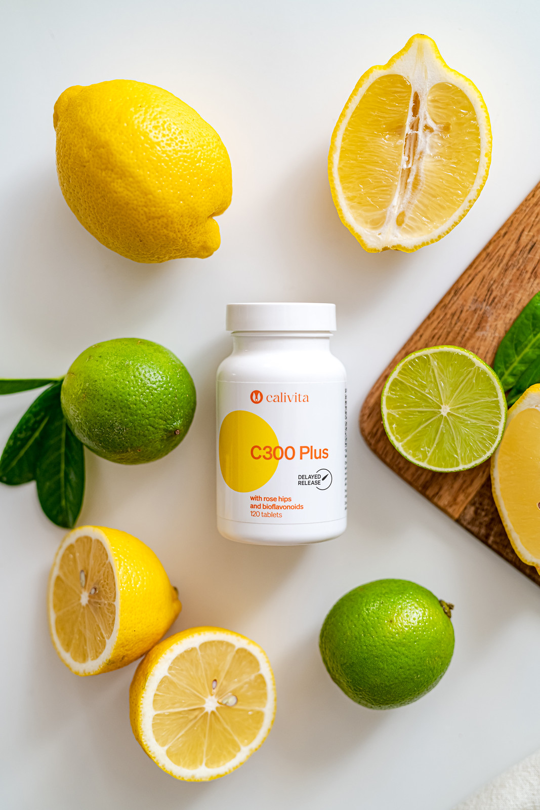 C 300 Plus with rose hips and bioflavonoids 120 tabletek - masa netto: 128,4 g - obrazek 3