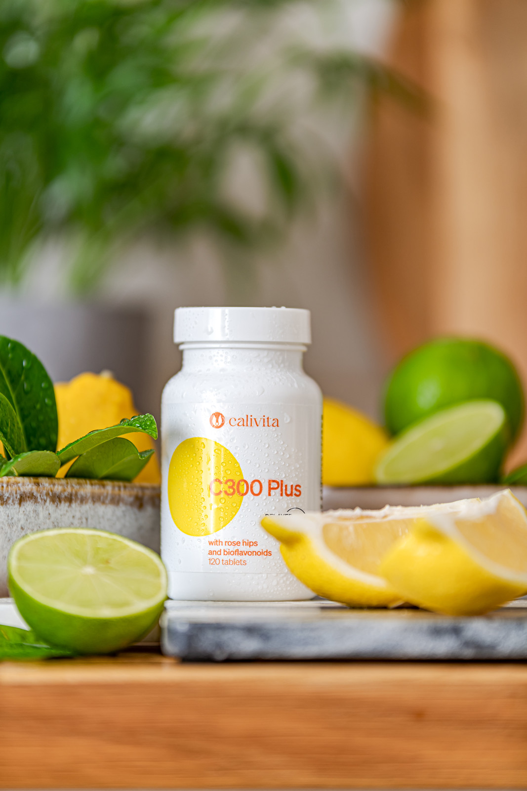 C 300 Plus with rose hips and bioflavonoids 120 tabletek - masa netto: 128,4 g - obrazek 4