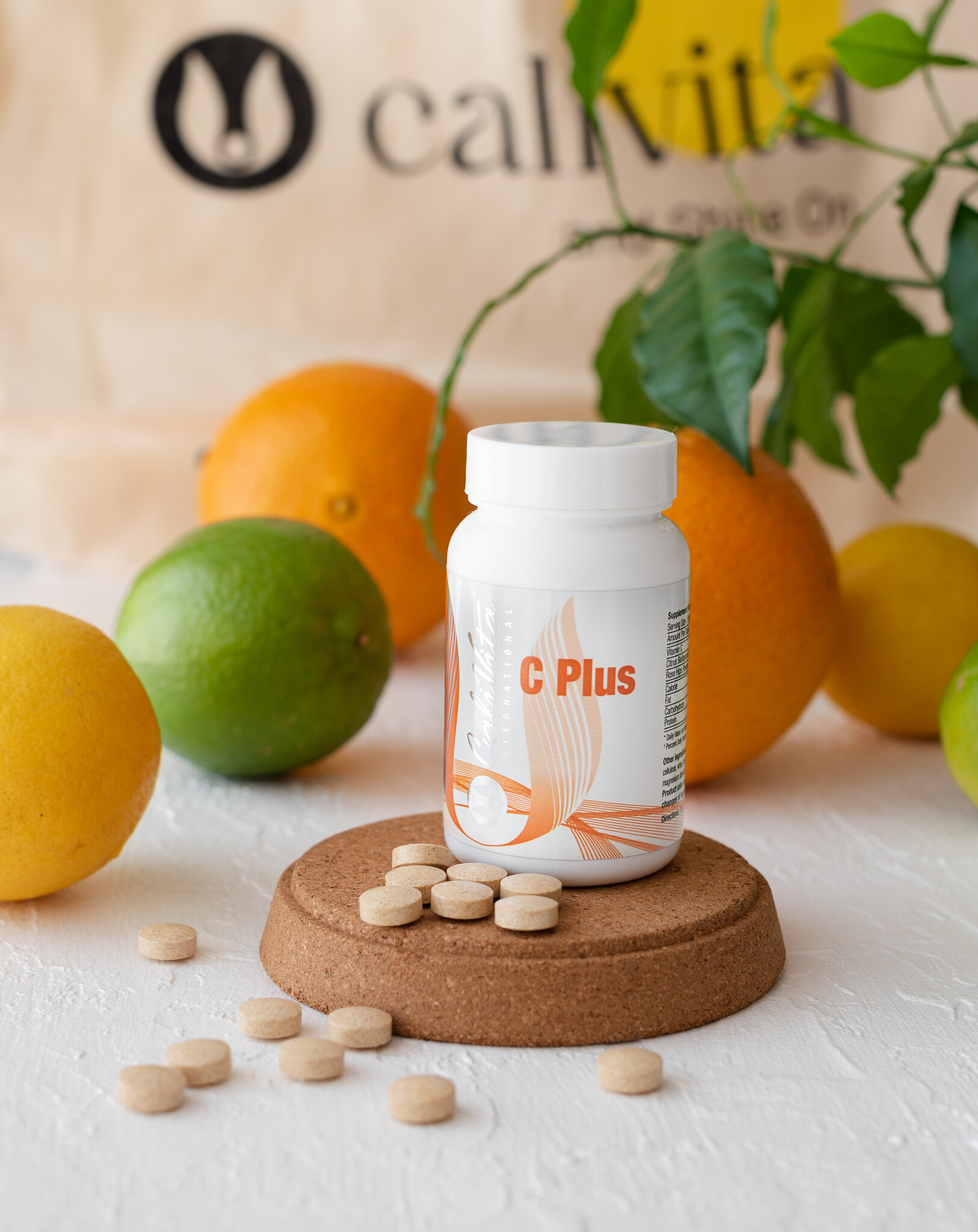 C Plus 100 tabletek - masa netto: 64,5 g - obrazek 2