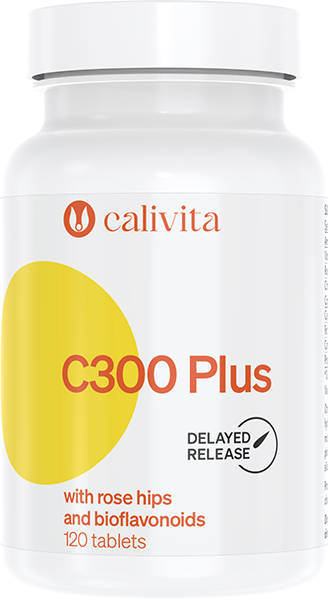 C 300 Plus with rose hips and bioflavonoids 120 tabletek - masa netto: 128,4 g