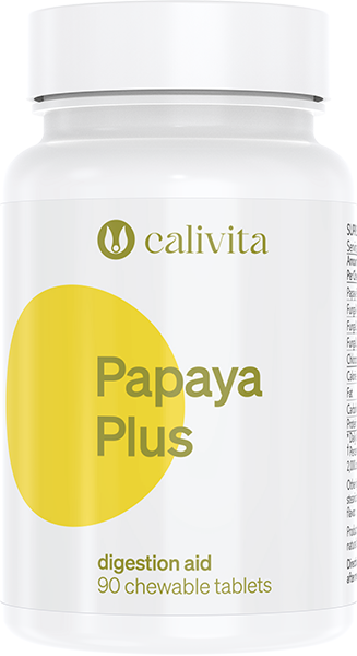Papaya Plus 90 tabletek - masa netto: 55,9 g