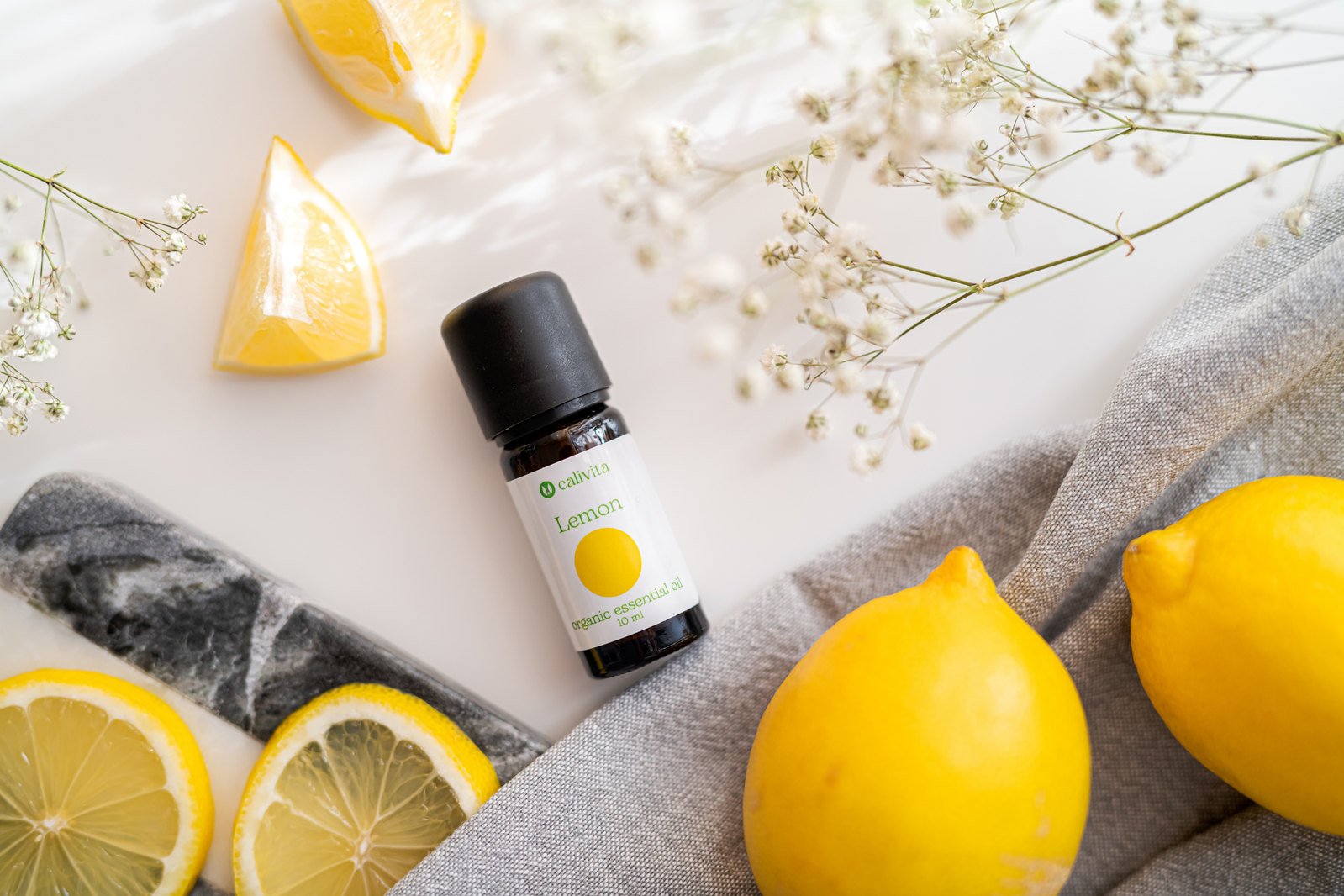 Lemon organic essential oil 10 ml 10 ml - obrazek 2